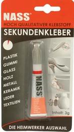 Secondenlijm 3 gram, Ophalen of Verzenden, Nieuw