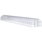 vidaXL Kippenren 3x24x2 m gegalvaniseerd staal, Verzenden, Nieuw