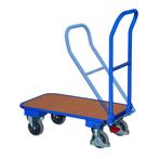 Variofit Plateauwagen 250kg 100x60x98cm met neerklapbare, Ophalen of Verzenden