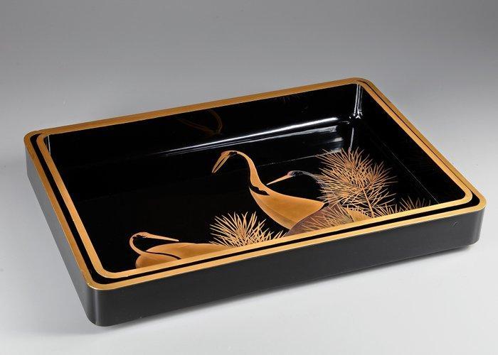 presentatieschotel - Gelakt hout - Japan - Shwa periode, Antiek en Kunst, Antiek | Overige Antiek