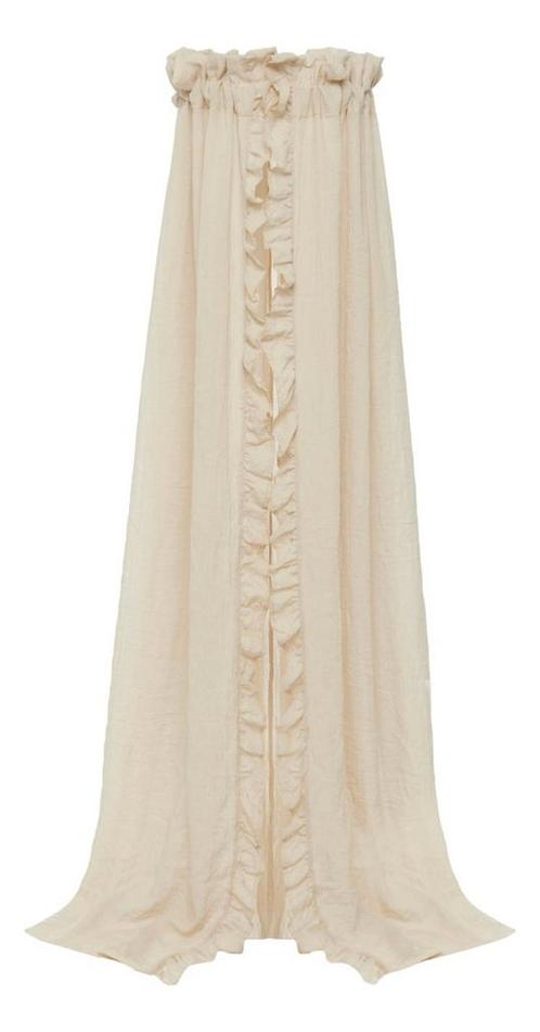 Jollein Vintage Ruffle Nougat 155 cm Sluier 002-001-66081, Kinderen en Baby's, Kinderkamer | Beddengoed, Nieuw, Verzenden
