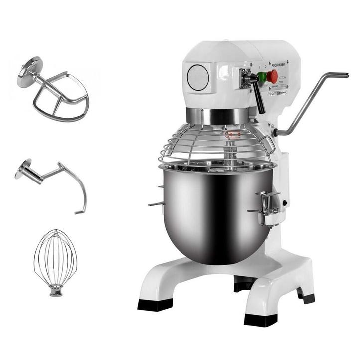 GGM Gastro | Planeetmenger - 10 liter - 450 Watt - incl. 3 |, Witgoed en Apparatuur, Keukenmixers, Nieuw, Verzenden