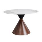 *WOONWINKEL* Kare Design Cono Ronde Eettafel Marmerlook 120, Huis en Inrichting, Tafels | Eettafels, Verzenden, Nieuw