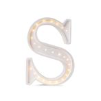 Houten letter lamp S – handgemaakt en sfeervolle verlicht., Kinderen en Baby's, Kinderkamer | Inrichting en Decoratie, Ophalen of Verzenden
