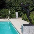 Bronzen duiker - Tuinbeeld - Zwembad beeld - Tuindecoratie, Nieuw, Mensenbeeld, Metaal, Verzenden