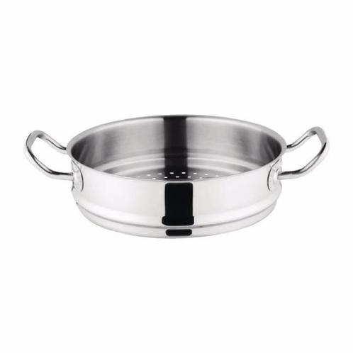 Stoompan inzet - RVS - voor pan met  Ø24cm, Zakelijke goederen, Horeca | Keukenapparatuur, Nieuw in verpakking, Verzenden