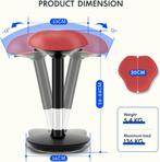 Wiebelkruk - Ergonomische kruk - Bureaukruk - Rood - BH4R -, Huis en Inrichting, Bureaustoelen, Verzenden, Zo goed als nieuw
