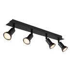Opbouwspots DREW 4-lichts GU10 50cm Zwart, Nieuw, Ophalen of Verzenden, Led