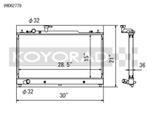 Koyo 06-08 Mazdaspeed 6 2.3L Turbo Radiator - VH062779, Ophalen of Verzenden, Nieuw