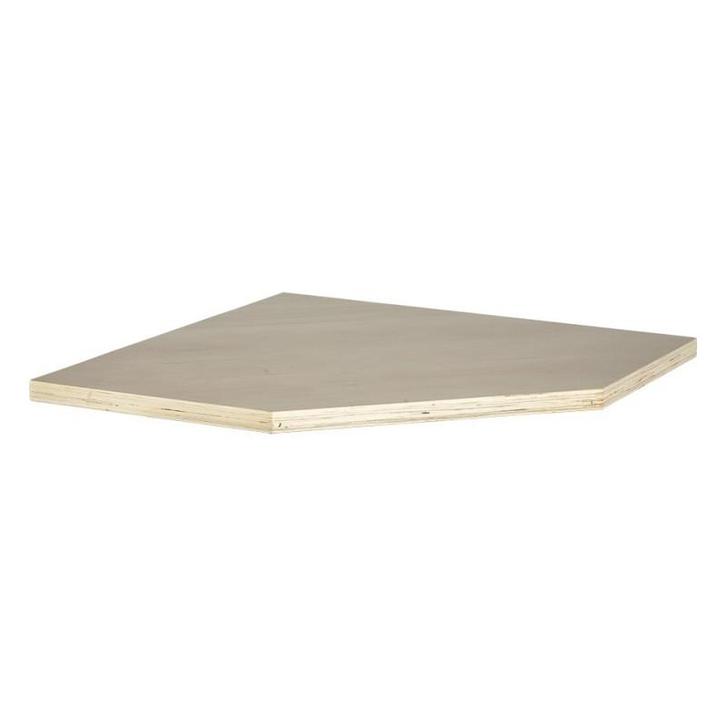 Multiplex werkblad 86,5 x 86,5 x 3,6 cm voor hoekstuk, Doe-het-zelf en Verbouw, Werkbanken, Ophalen of Verzenden