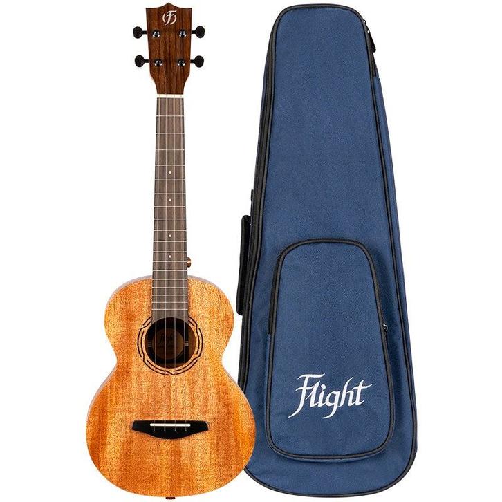 Flight Natural Series NUT500 tenor ukelele met tas, Muziek en Instrumenten, Snaarinstrumenten | Overige, Verzenden