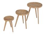 Bijzettafel - San Jose - Rond -  Acaciahout- The Outsider, Tuin en Terras, Tuintafels, Verzenden, Nieuw