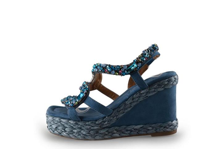 Laura Vita sleehakken in maat 36 Blauw | 10% korting, Kleding | Dames, Schoenen, Blauw, Zo goed als nieuw, Schoenen met hoge hakken