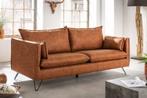 Retro 3-zitsbank ROCCO 194cm antiekbruin 3-zits met, Ophalen of Verzenden, Nieuw
