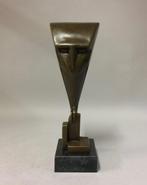 sculptuur, Uil - Modernisme - 28 cm - Brons, Antiek en Kunst