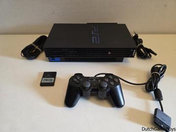 Playstation 2 / PS2 - Console - Fat Black + FreeMcBoot + HDD beschikbaar voor biedingen