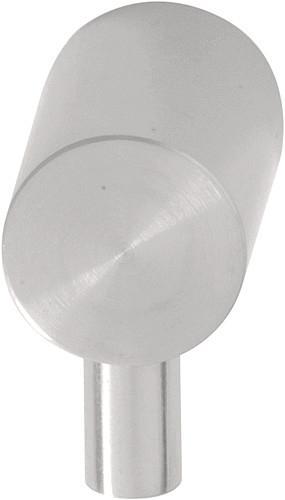 Meubelknop Basic LPB15 Mat RVS 15 mm, Doe-het-zelf en Verbouw, Hang- en Sluitwerk, Nieuw, Ophalen of Verzenden