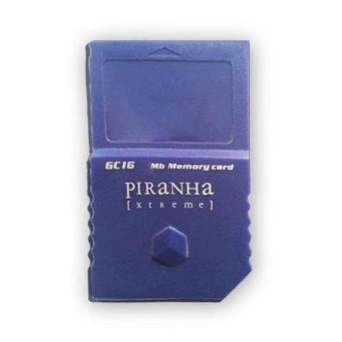 Memory Card 16MB GC Piranha Zwart (Gamecube Accessoires), Spelcomputers en Games, Spelcomputers | Nintendo GameCube, Zo goed als nieuw