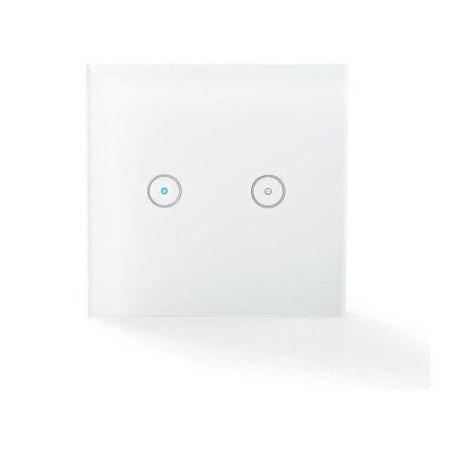 WiFi Slimme wandschakelaar | Dubbel | 220-240V, Doe-het-zelf en Verbouw, Elektra en Kabels, Schakelaar, Nieuw, Ophalen of Verzenden