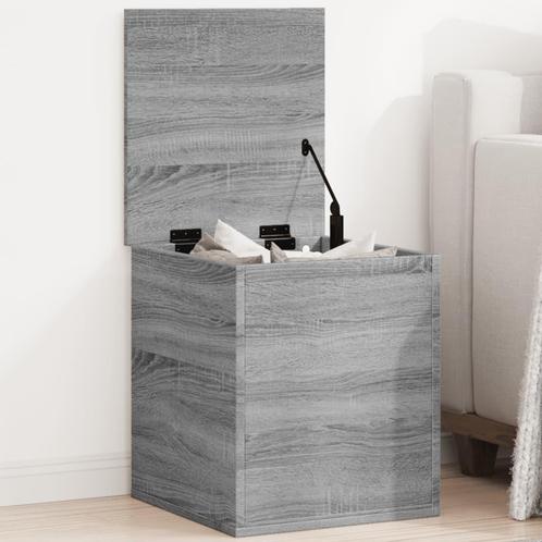 vidaXL Opbergbox 40x42x46 cm bewerkt hout grijs sonoma, Huis en Inrichting, Woonaccessoires | Kisten, Nieuw, Verzenden