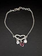 Beeld, Swarovski armband - 2.2 cm - Metaal, rodium silver, Antiek en Kunst