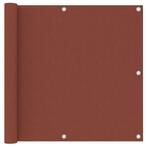 vidaXL Balkonscherm 90x300 cm oxford stof terracotta, Verzenden, Nieuw