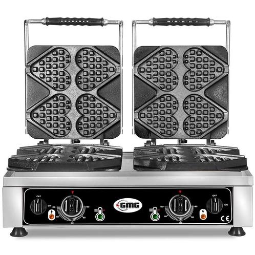 Wafelijzer | TIAMO | Dubbel | Hartvormige Wafels, Zakelijke goederen, Horeca | Keukenapparatuur, Nieuw in verpakking, Verzenden