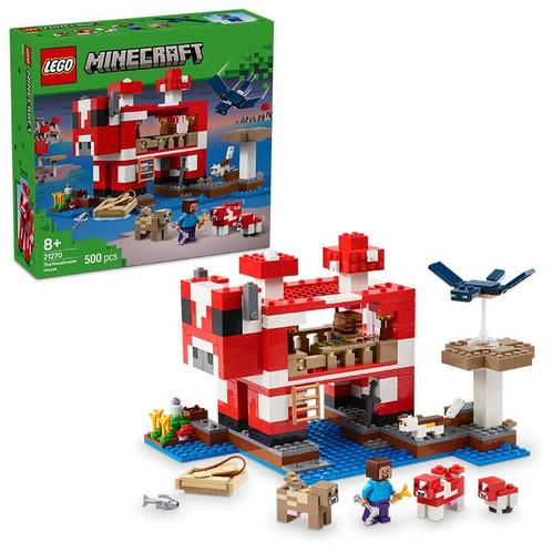 LEGO Minecraft - The Mooshroom House 21270, Kinderen en Baby's, Speelgoed | Duplo en Lego, Ophalen of Verzenden