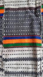 Fulani Khasa blanket / Geweven erfgoed Mali / Burkina Faso, Huis en Inrichting, Woonaccessoires | Plaids en Woondekens, Gebruikt