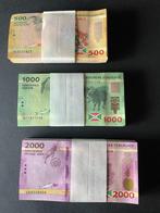 Burundi. - 100 x 500, 1000, 2000 Francs - various dates -, Postzegels en Munten