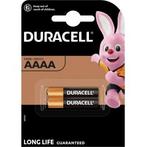 AAAA batterij - Duracell - 2 stuks (Alkaline, 1.5 V), Verzenden, Nieuw