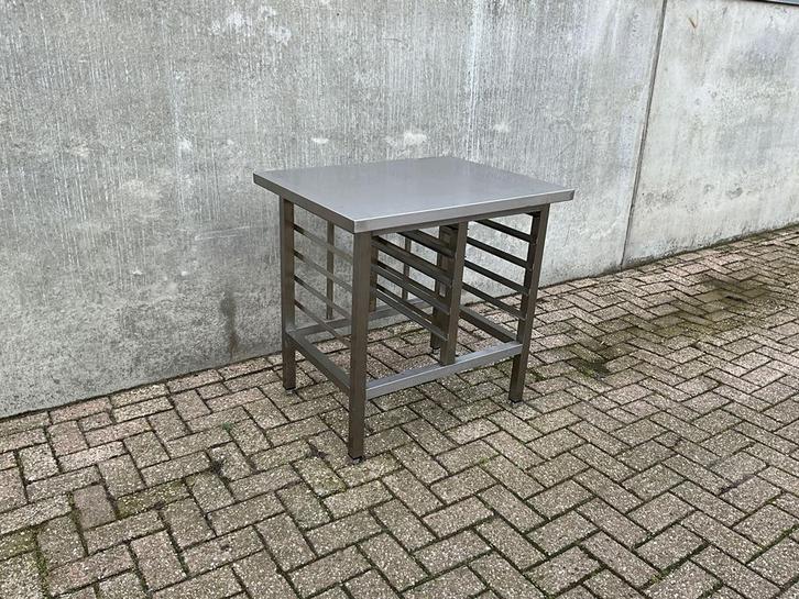 RVS Steamer / oven onderstel, Zakelijke goederen, Horeca | Keukenapparatuur, Gebruikt, RVS Meubilair, Ophalen of Verzenden