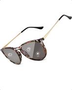 Photochromatische Zonnebril Unisex - Polarized Retro Ronde, Verzenden, Nieuw, Bruin