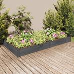 Plantenbak verhoogd met voering 240x120x25 cm vurenhout g..., Huis en Inrichting, Verzenden, Nieuw