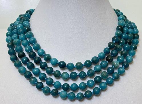 Natuurlijke Blauwe Braziliaanse Apatiet. Hoge kwaliteit., Verzamelen, Mineralen en Fossielen