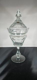 Large Victorian english sweetmeat jar/pot covered compote -