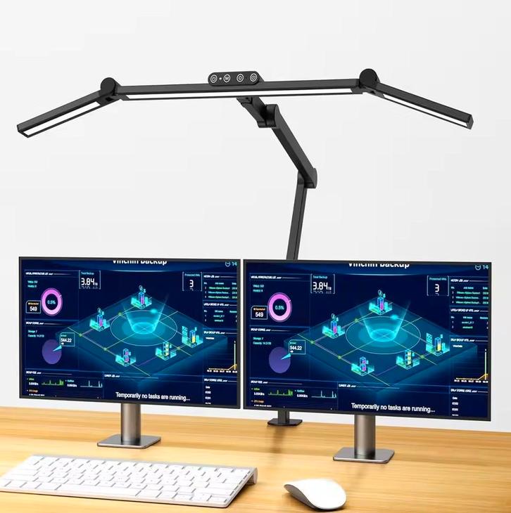 Premium LED Bureaulamp met Zwart - Dimbare Smart Lampen, Huis en Inrichting, Lampen | Overige, Nieuw, Verzenden