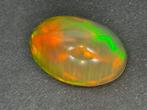 levendig oranje + kleurenspel (levendig) Kristal opaal -, Sieraden, Tassen en Uiterlijk, Edelstenen, Nieuw