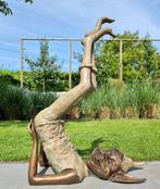 sculptuur, Laaf - tuinkabouter - 80 cm - Brons, Antiek en Kunst