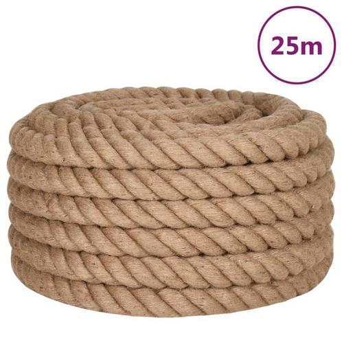 Jute Touw 25m/40mm - Tweedekansje - Knutselprojecten - 60..., Hobby en Vrije tijd, Knutselen, Nieuw, Materiaal, Ophalen of Verzenden