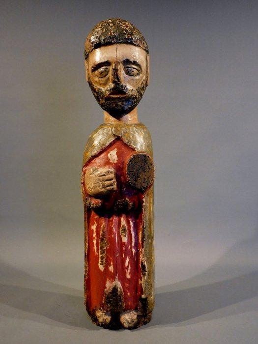 sculptuur, Apostel - 16e eeuw - 50 cm - Hout, Antiek en Kunst, Antiek | Overige Antiek