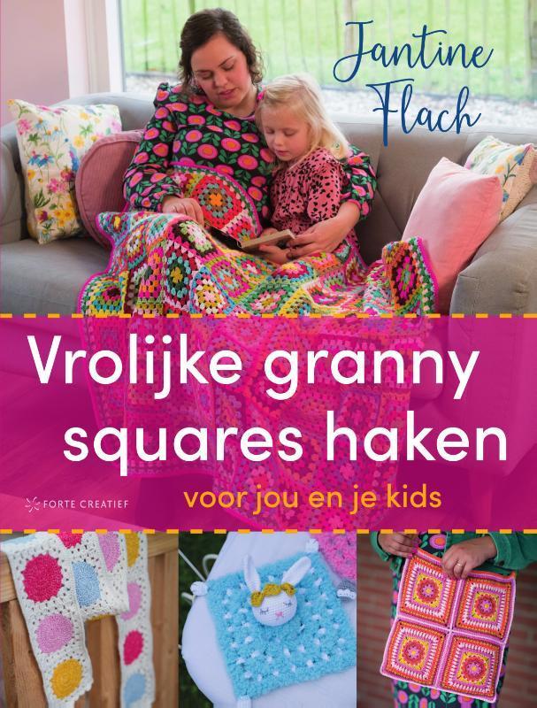 Vrolijke granny squares haken 9789000382484 Jantine Flach, Boeken, Hobby en Vrije tijd, Zo goed als nieuw, Verzenden