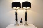Tafellamp (2) - Set van twee zware XL klassieke tafellampen