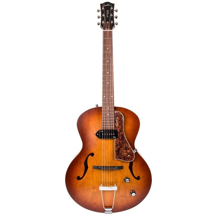 Godin 5th Avenue Kingpin P90 Cognac Burst elektrische gitaar, Muziek en Instrumenten, Snaarinstrumenten | Gitaren | Elektrisch