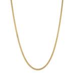 Gouden gourmet collier 44.5 cm 14 krt, Verzenden, Zo goed als nieuw, Goud, Goud
