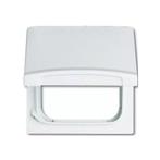 Busch Jaeger overgangsplaat voor WCD spatwaterdicht alpinwit, Ophalen of Verzenden, Nieuw