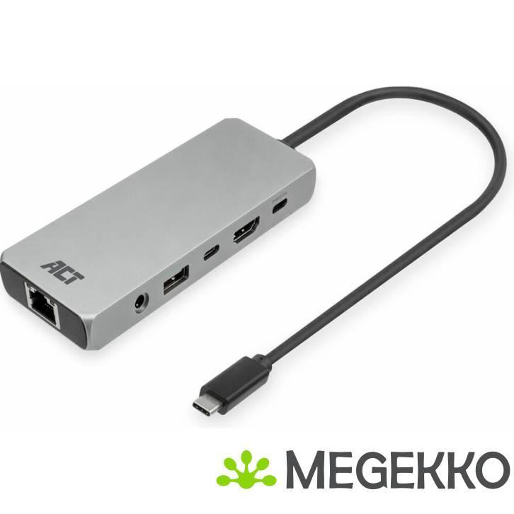 ACT AC7095 laptop dock & poortreplicator Bedraad USB 3.2 Gen, Computers en Software, Windows Laptops, Nieuw, Verzenden