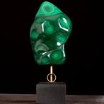 Malachiet & Design Natuurlijke malachiet met houten en