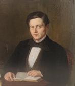 Europese school (XVIII-XIX) - Portrait of Man Reading,