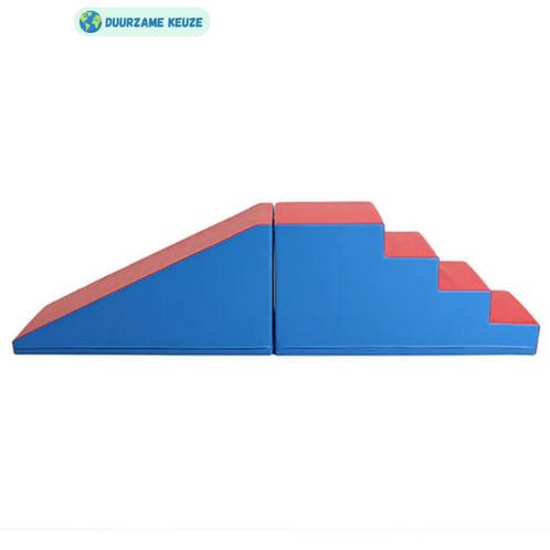 Foam blokken glijbaan set XL | Blauw/Rood (Speelgoed), Kinderen en Baby's, Speelgoed | Educatief en Creatief, Nieuw, Ophalen of Verzenden